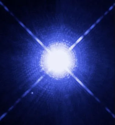Sirius A e B (foto Hubble)